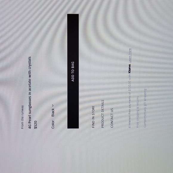 Givenchy sunglasses 4G PEARL - Picture 12 of 13